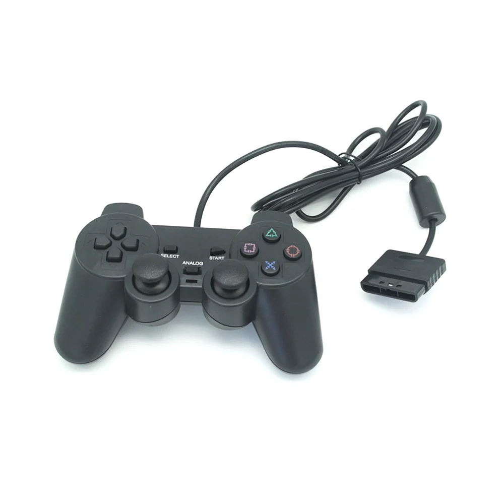 Универсальный проводной контроллер 2 Shock удаленный джойстик геймпад для PlayStation PS2