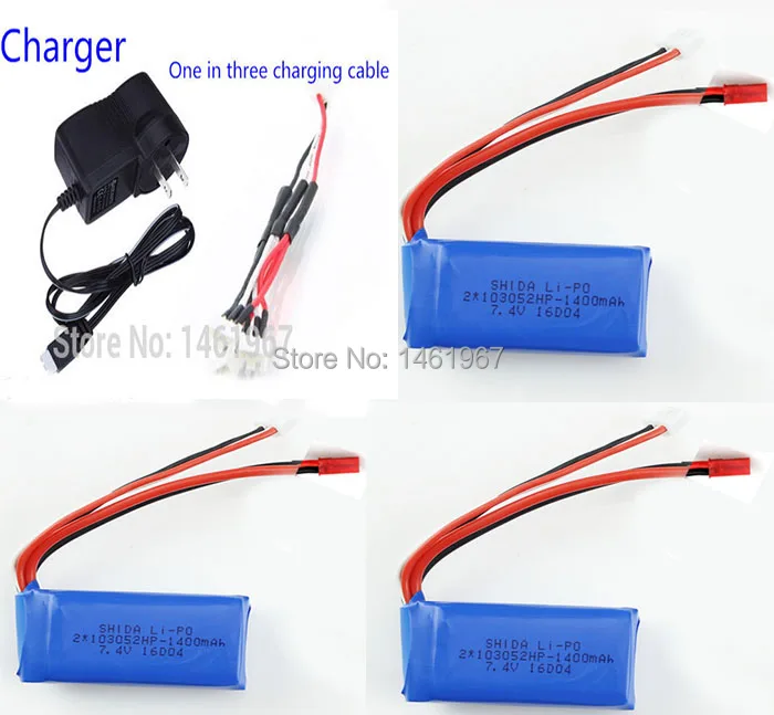 Wltoys A949 A959 A969 A979 K929 1/18 RC Car LiPo Battery 7.4V 2S
