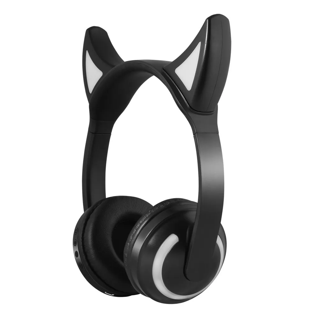 

Little devil LED Seven-color Illuminated Stereo Headphone Bluetooth Headset Bluetooth Headphone with Microphone c0521