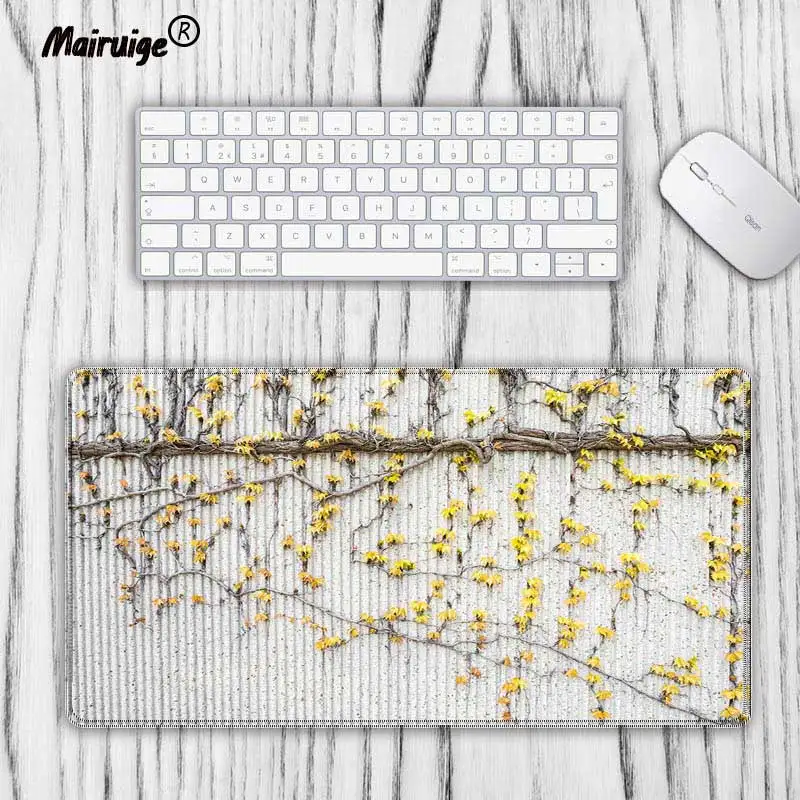 Mairuige Yellow Flower Art High Quality Print Pc Large Size Mouse