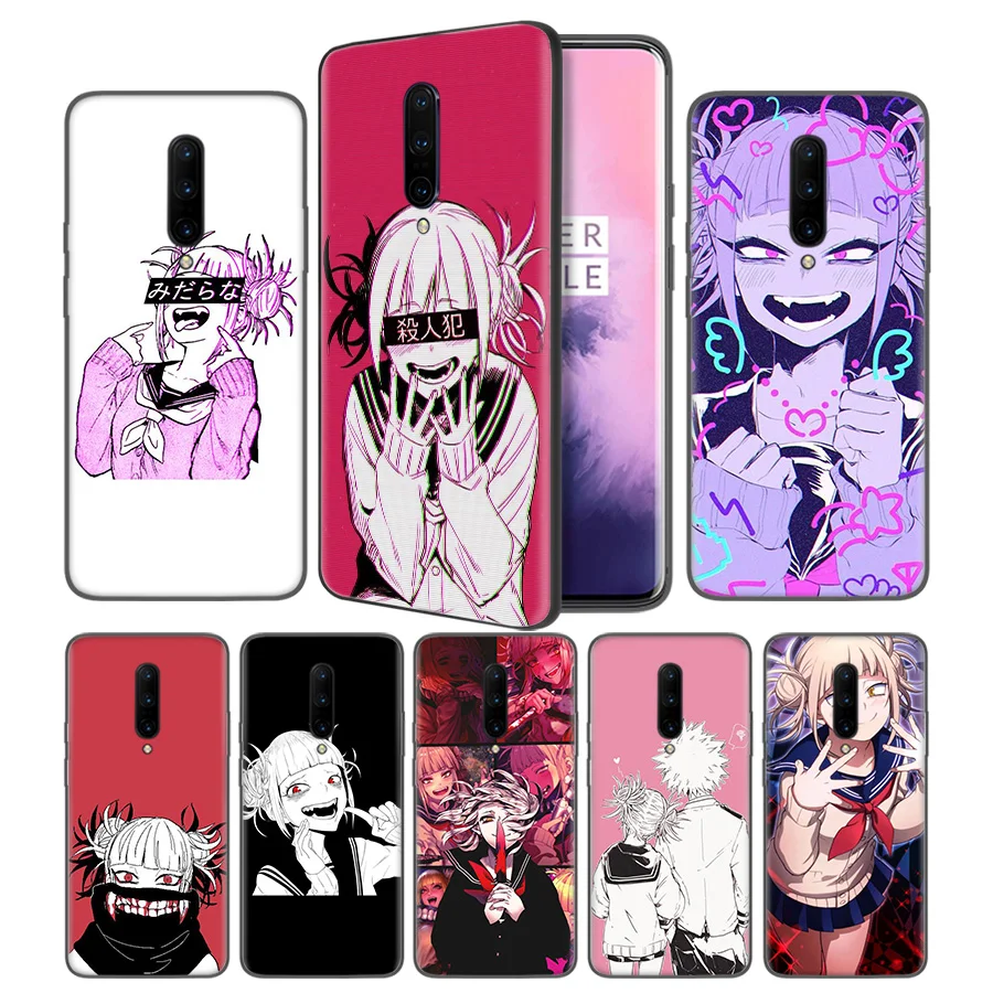 LEWD Sad Japanese Anime Aesthetic Soft Black Silicone Case Cover for font b OnePlus b font
