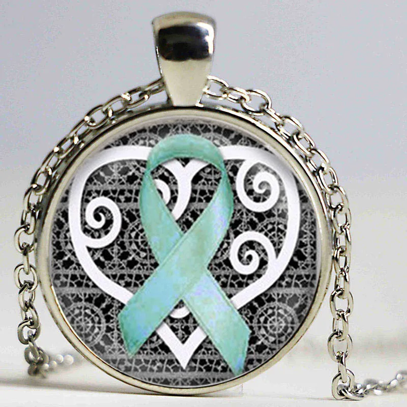 Breast Cancer Awareness Pendant Cancer Survivor Jewelry Wellness