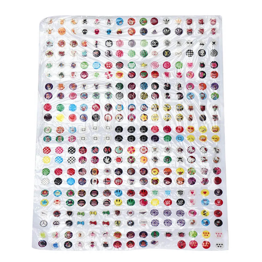 

LANDFOX 330pcs Love Cute Cartoon Rubber Home Button Sticker for iPhone 4 4s 5 5S 5C 6 Plus 6S Plus for ipad 1 2 3 4 Onfine Leo