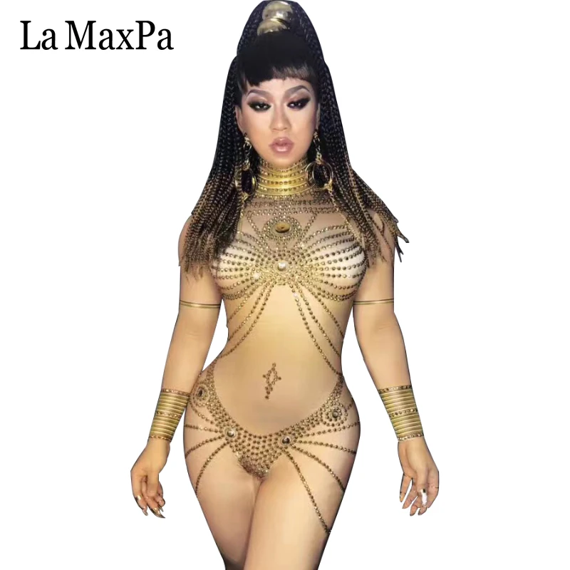 La maxpa Сексуальная певица костюм женщины Сценический для певцов DJ DS Beyonce