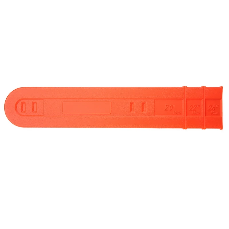 20'' 22'' 24'' Orange Color Chainsaw Bar Cover Scabbard Universal Guide Plate Garden Grass Cutter Tool Parts
