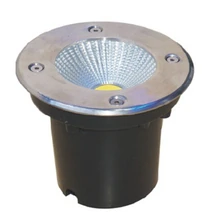 Круглый УДАР 5 Вт подземный свет Bridgelux 130lm/W AC85-265V 12 В 24 В 3 года гарантии