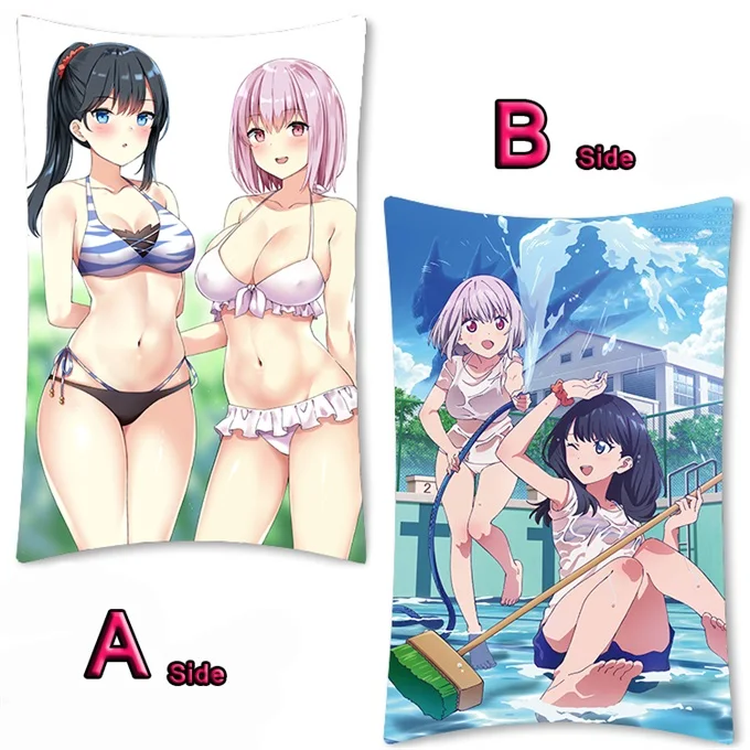 Аниме SSSS. GRIDMAN Hibiki Yuta Takarada Rikka Shinjo Akane обнимает тело Наволочки Чехол Otaku Подушка Наволочка 2WAY 35x55 см - Цвет: 06