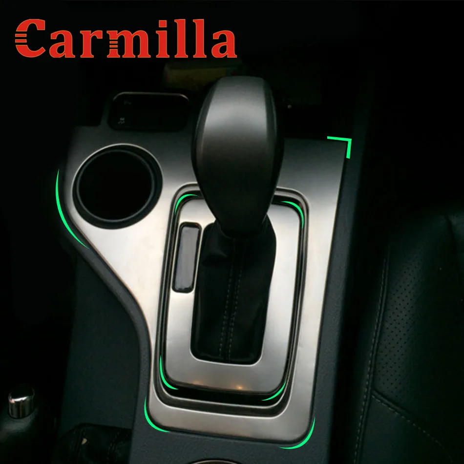 Автомобильная внутренняя панель Carmilla наклейка из нержавеющей стали для