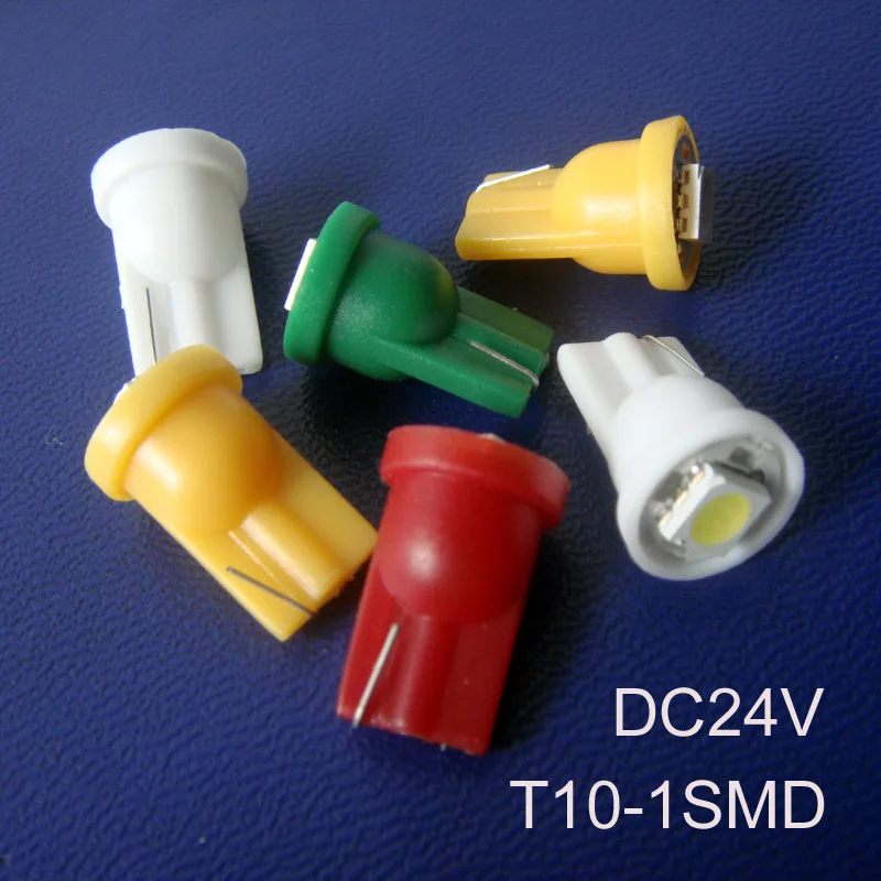 High quality 5050 24V T10 car led warning indicator lights,T10 24v led instrument light free shipping 50pcs/lot