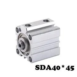 SDA40 * 45 стандарт цилиндр SDA 40 мм Калибр 45 мм ход Прямая поставка высокое качество пневматические компоненты тонкий цилиндр