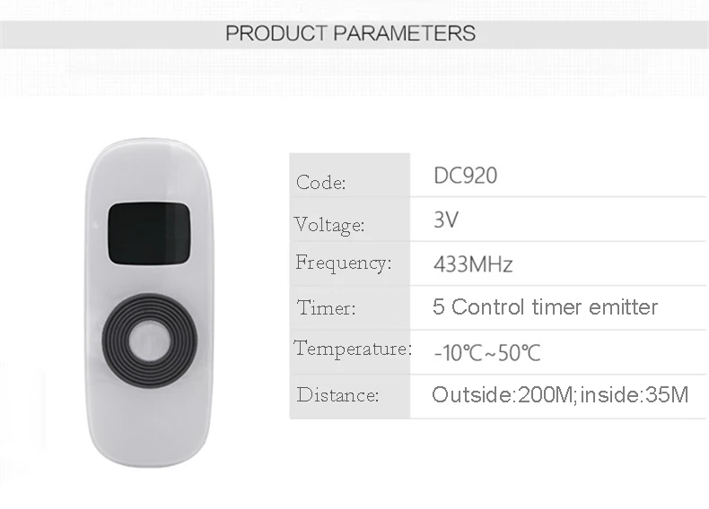 Dooya 5 Управление DC920 таймер дистанционного управления передатчик Подходит для электрический занавес Мотор Занавес
