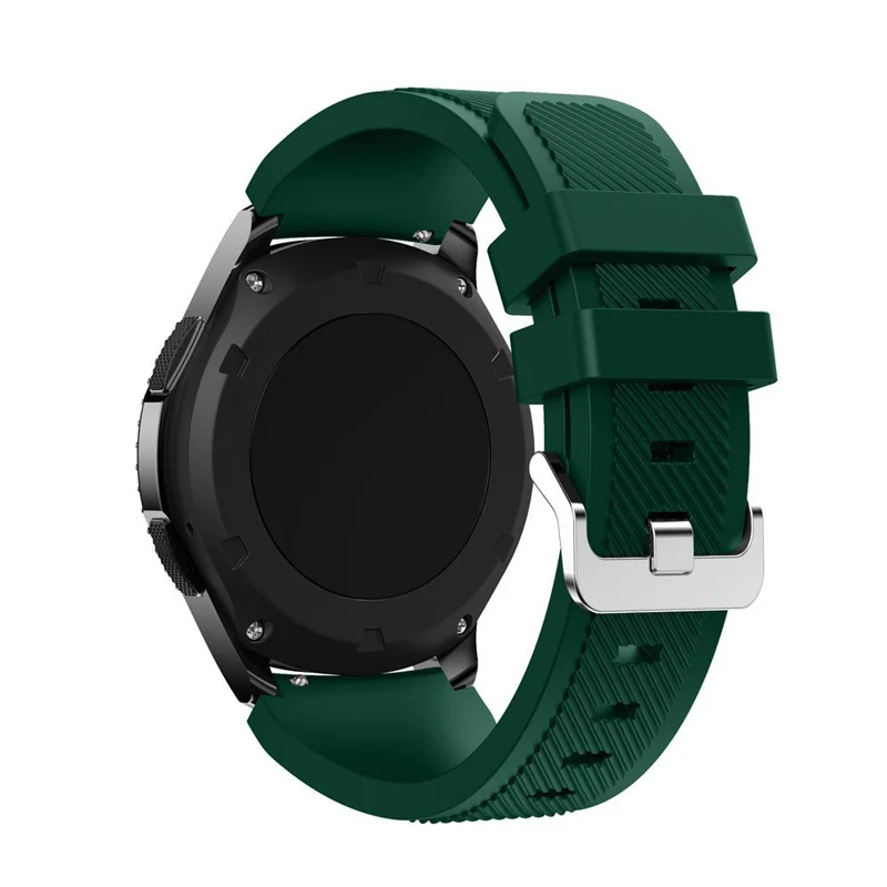 galaxy watch active 2 strap For Galaxy watch 46mm 42mm active 2 40mm 44mm Samsung gear S3 Frontier strap amazfit bip 22mm 20mm - Цвет ремешка: Army green