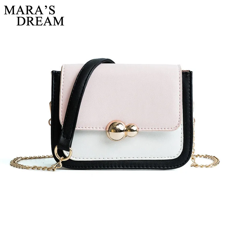 Mara's Dream Fashion Women Bag Girls Leather Chain Handbag Crossbody