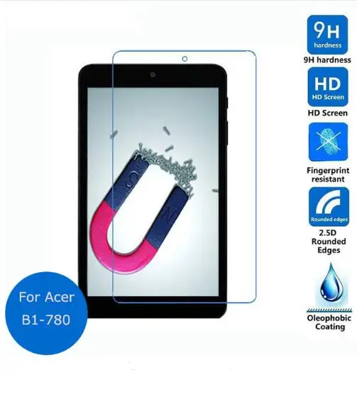 2.5D 0.3mm Tablet Glass Screen Guard For Acer Iconia One 7 B1 780 B1