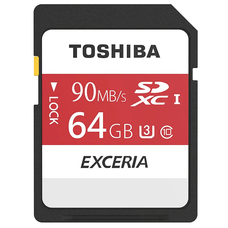 Toshiba SD Memory Card UHS U3 128Gb 90MBs 600x 32GB SDHC Card SD 64GB