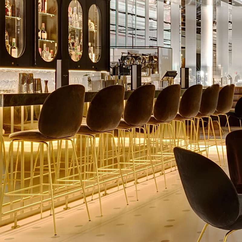 15% Nordic Style Back Bar Chair Bar Personality Creative High Bar Stool Simple Casual Cafe Chair Dining Chair 65cm Height 15% Nordic Style Back Bar Chair Bar Personality Creative High Bar Stool Simple Casual Cafe Chair Dining Chair 65cm Height