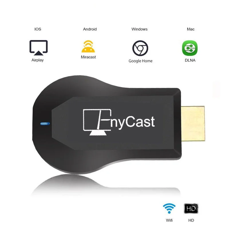 Wecast MX18 RK3036 AnyCast tv Stick YouTube Wifi Дисплей ключ беспроводной спутниковый ресивер HDMI