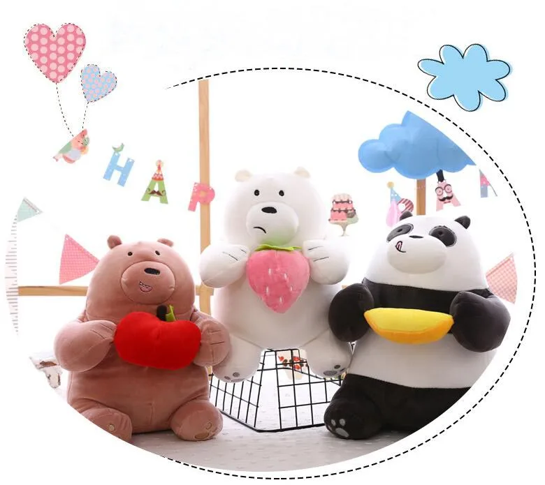 Креативный милый медведь Hug фрукты плюшевые игрушки мягкие животные плюшевые куклы дети подарок на день рождения