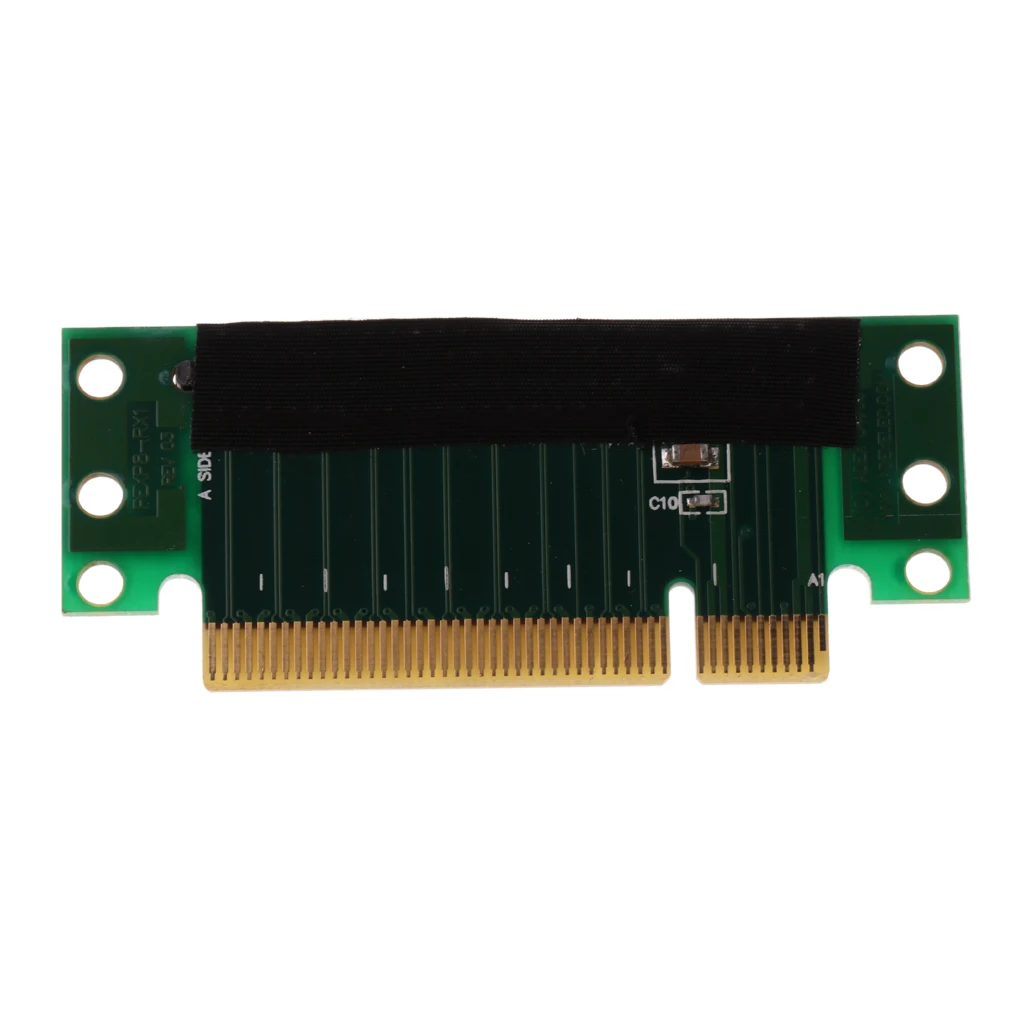 PCI Express PCI-E 8X Adapter Riser Card 90 Angle For 1U/2U Server Chassis