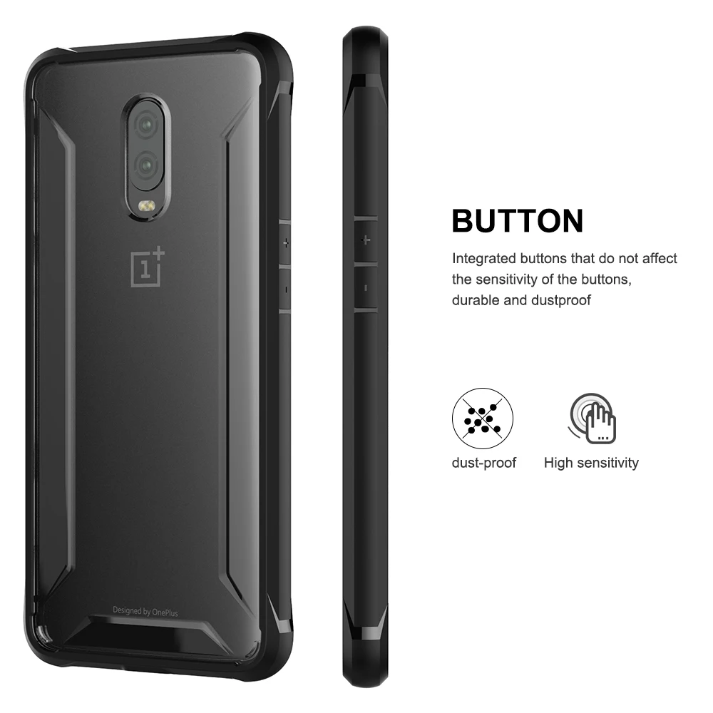 Для Oneplus 6 T удобный телефонный Футляр тонкий жесткий прозрачный задняя крышка One Plus 6 T Бампер Тонкий матовый анти-осенний противоударный ПК корпуса