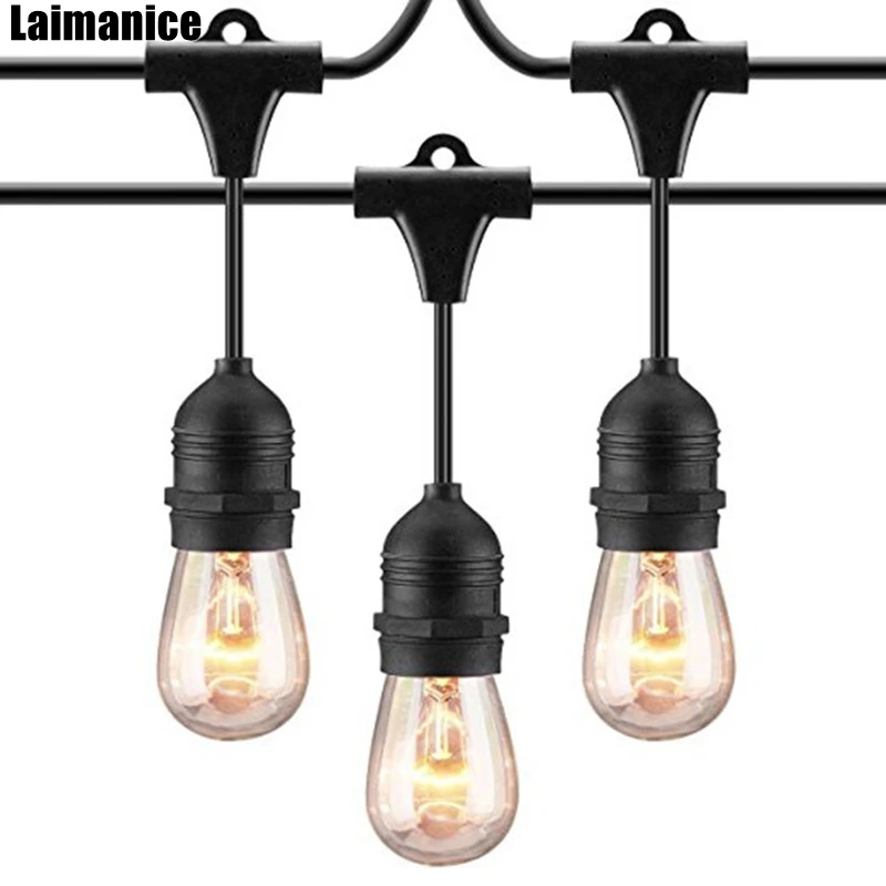 DHL Weatherproof Outdoor String Lights E26/E27 Commercial Grade Heavy
