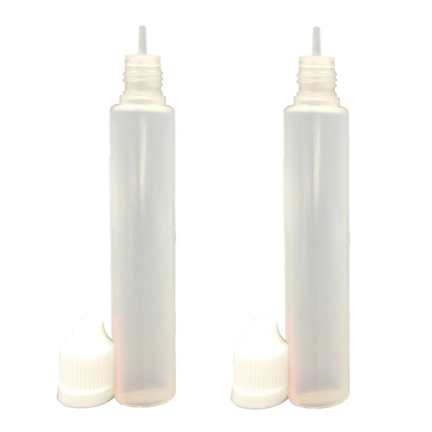 10 шт. 30 мл/60 мл пустые пластиковые LDPE сжимаемые бутылки-капельницы для электронных соков многоразовые бутылки для глаз с длинным кончиком крышки Vape контейнер - Цвет: Белый