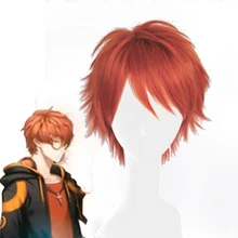 New Game Mystic Messenger 707 Cosplay Wig Short Heat Resistant Fiber Synthetic Hair Wigs Free Shipping