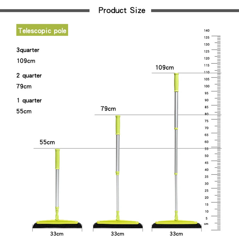 Губка метла для удаления шерсти домашних животных, устройство для удаления ворса, телескопическая щетина, волшебная Чистящая Щетка, скребок, щетина для удаления ворса, длинный толчок, метла