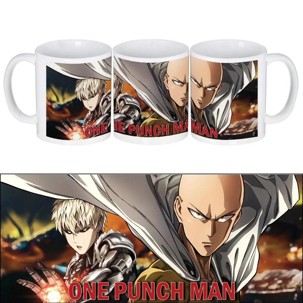 

Ceramic Coffee Mug with Cartoon Anime ONE PUNCH MAN Printing