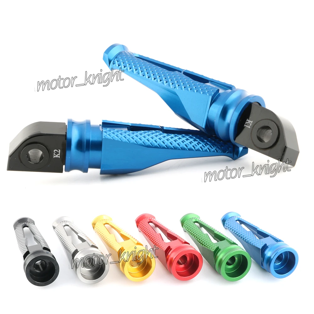 

Motorcycle CNC Aluminum Cafe Racer Knurled Foot Rest Custom Footpeg for Triumph DAYTONA 675 675R 955i Street Triple 675/675R