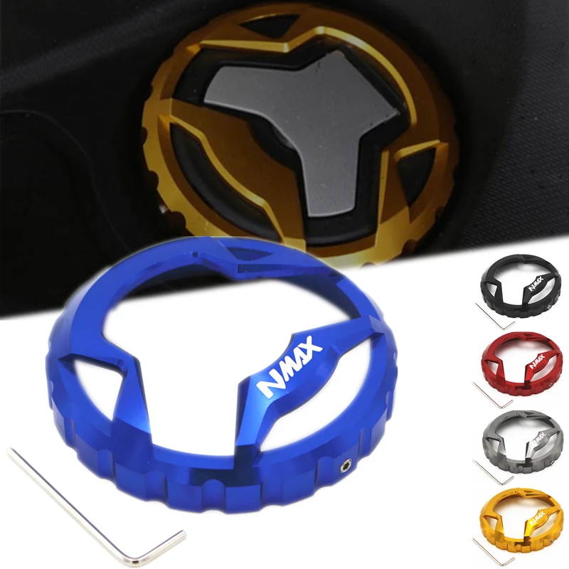 

Fast Shipping Motorcycle accessories CNC Petroleum Fuel Gas Cap Lid Cover For YAMAHA NMAX 155 NMax155 2015-2016 Aluminum
