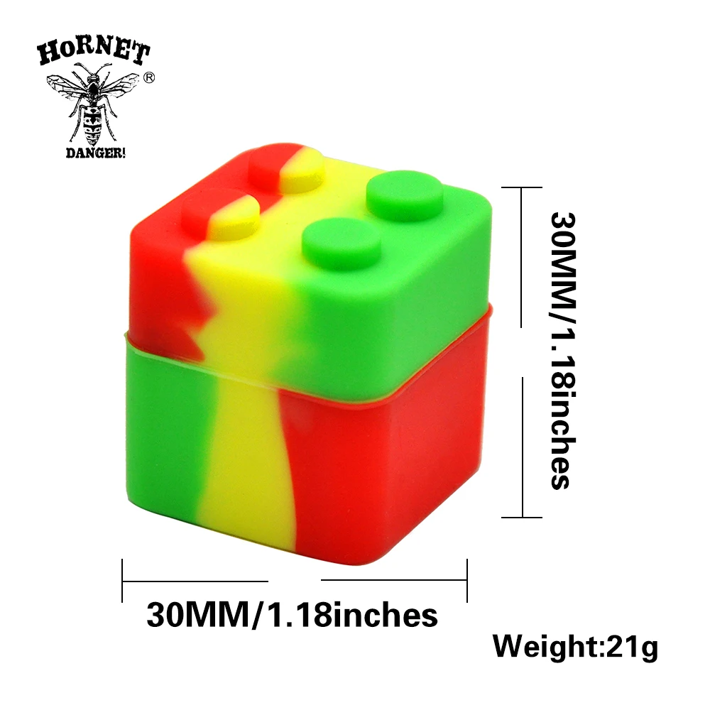 1 шт 6 мл Сфера/куб коробка для таблеток воск сухие травы силиконовые банки силиконовый контейнер для воска силиконовые банки аксессуары для курения. Цвет случайный