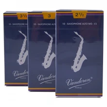 Во Францию Vandoren Eb трости для альтового саксофона 2,5#3,0#3,5# синий коробка 10