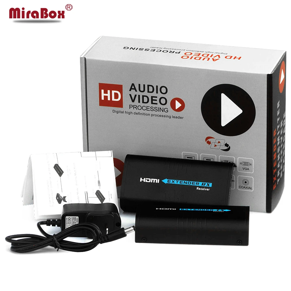 1080P 120m HDMI удлинитель по IP/TCP Cat5/Cat5e/Cat6 для проектора DVD STB Rj45 UTP/STP HSV373|hdmi extender|extender