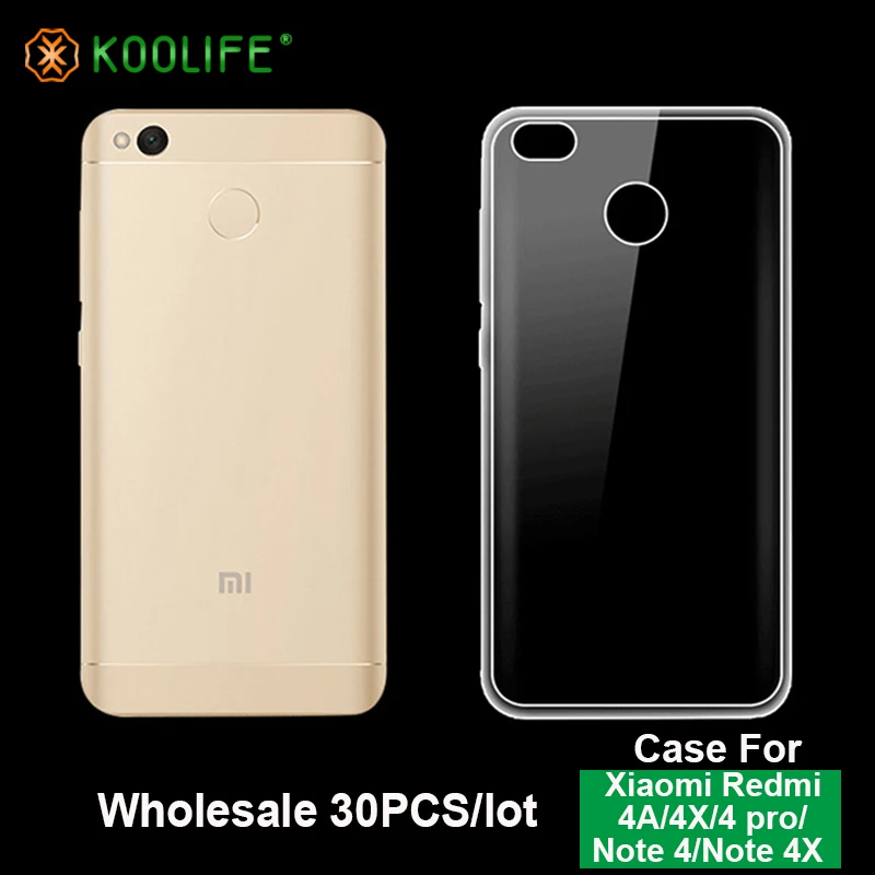 imágenes para Comercio al por mayor 30 Unids/lote soft TPU caso claro Para Xiaomi Redmi 4A/4X/4 pro/Nota 4/Nota caso 4X lot TPU soft phone Cases koolife JY imágenes para Comercio al por mayor 30 Unids/lote soft TPU caso claro Para Xiaomi Redmi 4A/4X/4 pro/Nota 4/Nota caso 4X lot TPU soft phone Cases koolife JY