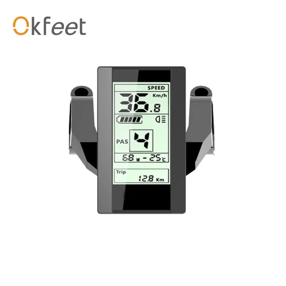 Okfeet велосипедный дисплей C965 для 8fun Средний приводной двигатель BBS01 BBS02 BBSHD Bafang