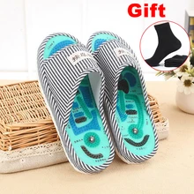 Купи 1 ПОЛУЧИ 1 пару носков KONGDY 1 пара тапочек для массажа ног акупунктурные тапочки облегчение боли способствует циркуляции крови обувь для ухода за ногами