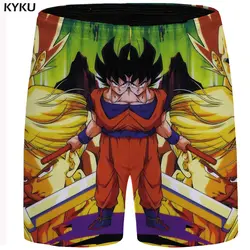 KYKU бренд Dragon Ball шорты Для мужчин Гоку войны Летние Повседневные Шорты Красочные 3d печатных Для мужчин s Короткие штаны 2018 лето плюс Размеры