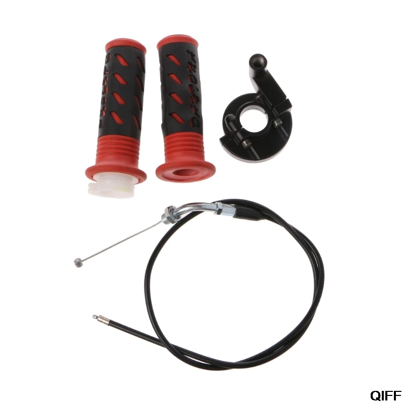 

Twist Throttle Accelerator Grip + Cable For 47cc 49cc Mini Dirt Bike Quad Pocket May06
