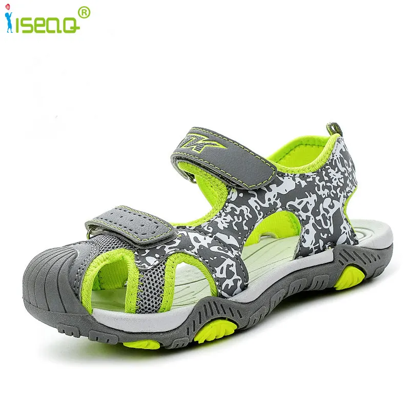 

high quality children boys sandals cut-outs sandals beach shoes for boys kids canvas sandals soft and light summer kids shoes