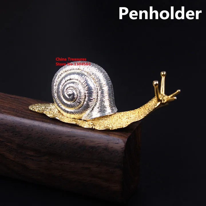 Маленький размер, 1 шт. подставка для ручек Penholder для ручка-кисть для каллиграфии держатель Улитка Penholder