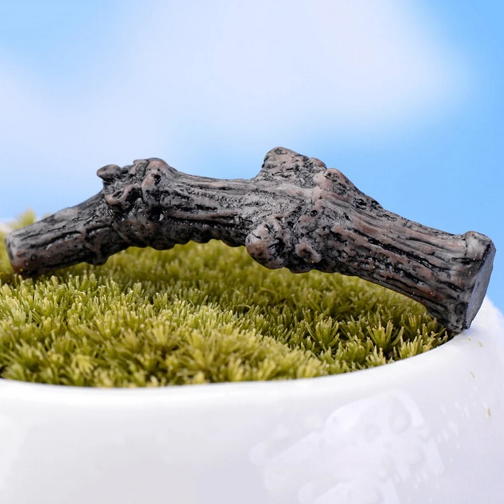 DIY Террариум аксессуары суккуленты сухие ветви деревьев ствол искусственный мини Сказочный Сад, миниатюра микро ландшафтное украшение