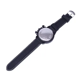 

Fashion Unisex Men Women Silicone Quartz Analog Wrist Watch Big Dial Watches Black
