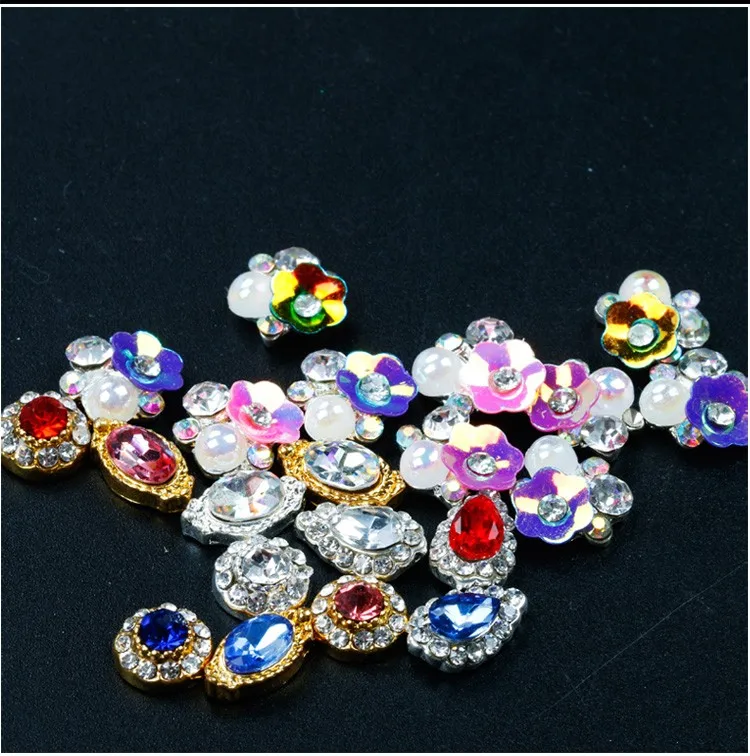 Лак для ногтей diamond украшения оптом паста для ногтей diy лак для ногтей наклейки декоративные алмазы 10 шт./лот
