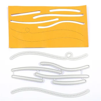 

Irregular Lines Metal Cutting Dies Stencil for DIY Scrapbooking Photo Album Embossing Paper Cards Decorative Crafts New 2018