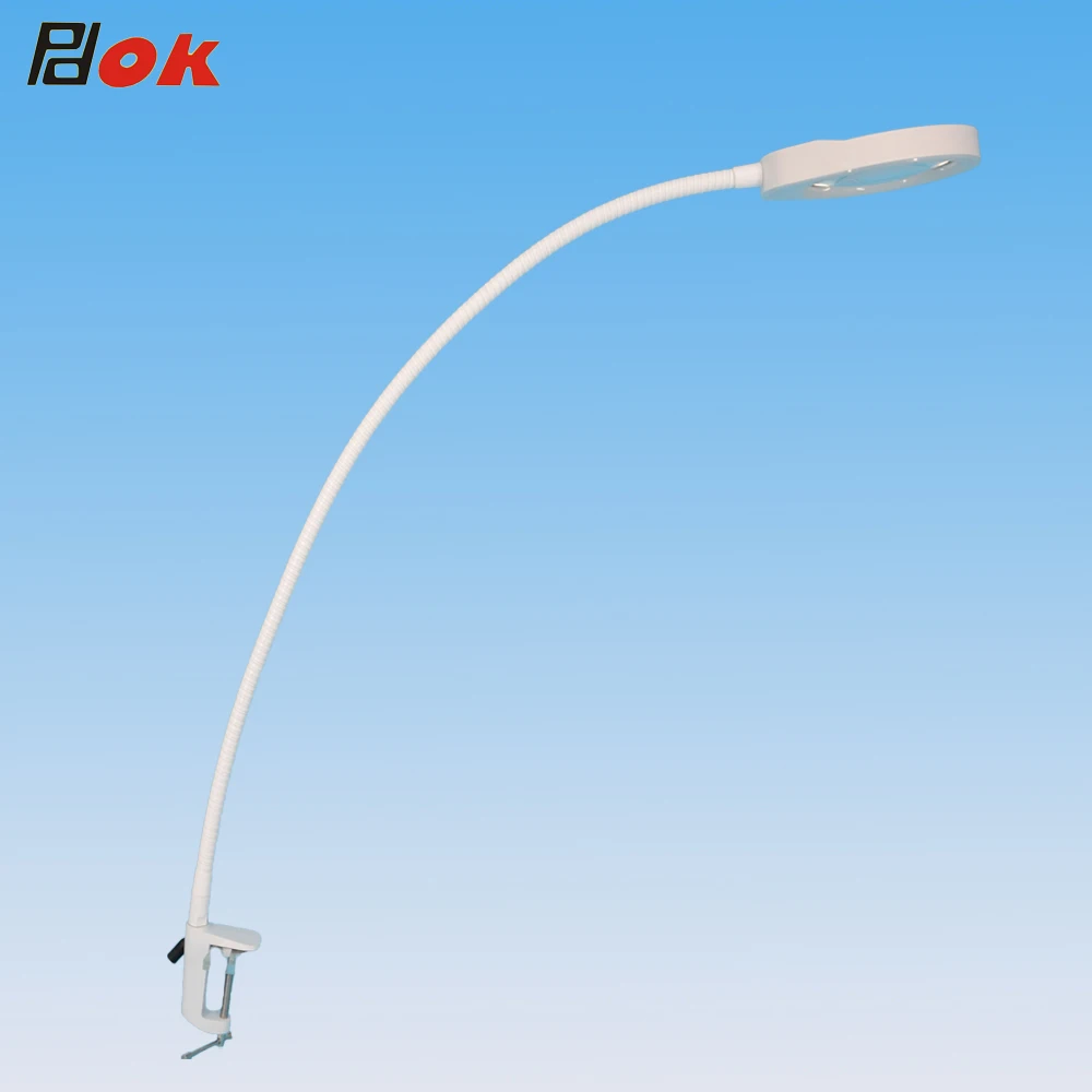 

Hands-free Loupe Flexible Magnifying Glass Versatile 2 in 1 Lighted Magnifier Desk Lamp 8X Adjustable LED Light for Beauty Salon