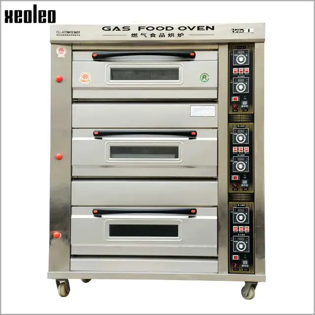 Special Offers XEOLEO LPG Gas Baking Oven 3 Layers 6 Plates Food Oven Multi-functional Commercial Oven Machine for Cake/Bread/Pizza/Egg tart Special Offers XEOLEO LPG Gas Baking Oven 3 Layers 6 Plates Food Oven Multi-functional Commercial Oven Machine for Cake/Bread/Pizza/Egg tart