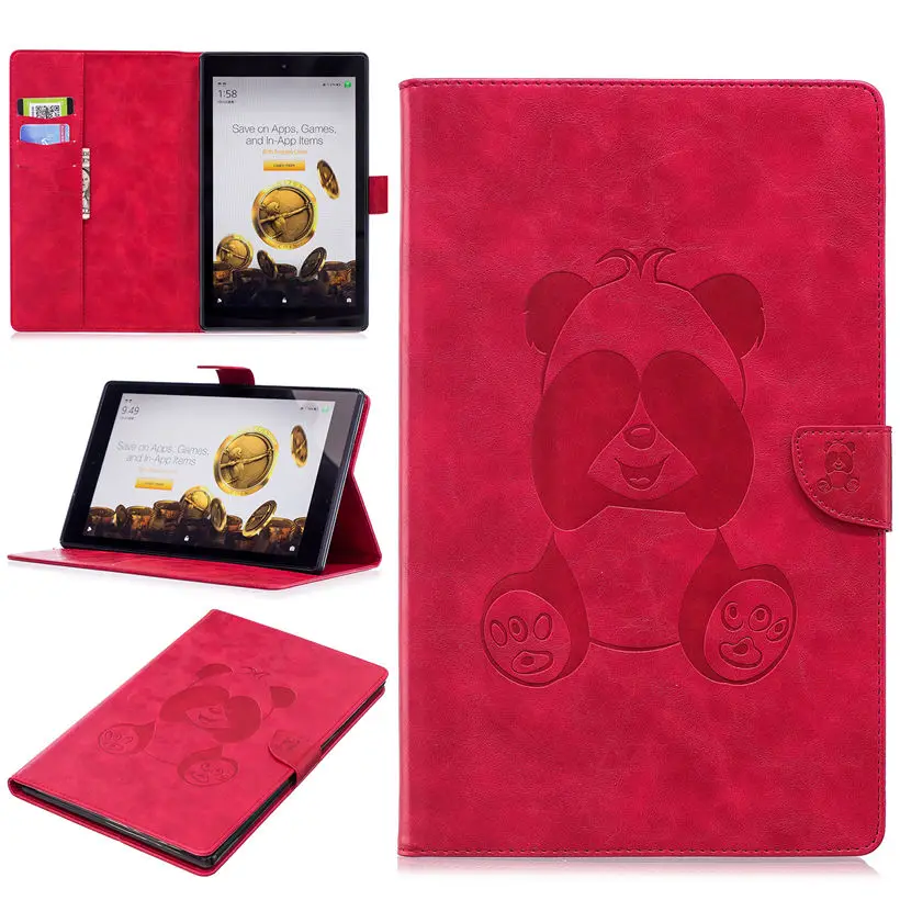Baratos Panda caso para Amazon Kindle nuevo fuego HD 10 Tablets con Alexa 10.1 \