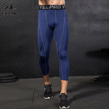 

FDBRO Mens Compression Pants Bodybuilding Fitness Tights Compression Pants Jogging Tights Training Quick Dry Gym Men Leggings