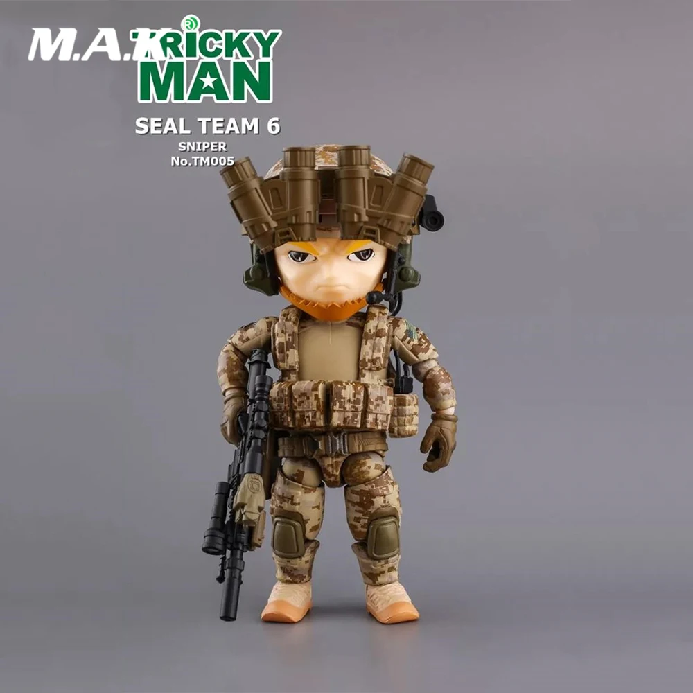 Коллекционный мини полный набор фигурку 5 &quotв стиле милитари TRICKYMAN Seal Team 6 третья